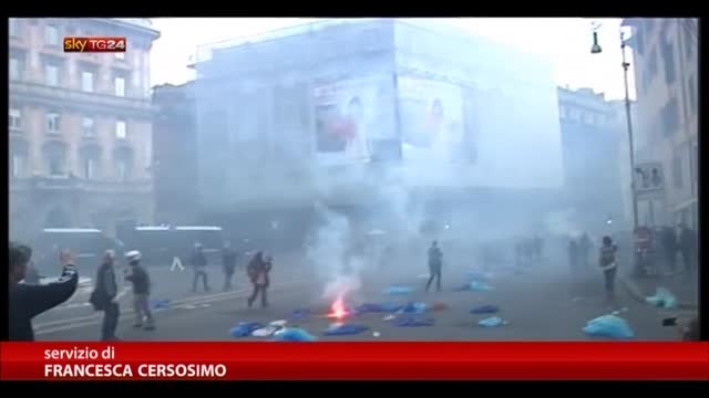 Bilancio scontri a Roma: 5 arrestati e 21 feriti