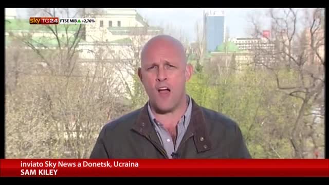 Tensione in Ucraina, filorussi occupano municipio di Donetsk
