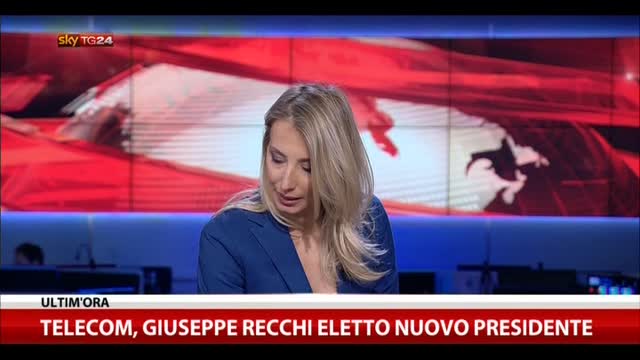 Telecom, Giuseppe Recchi eletto nuovo presidente