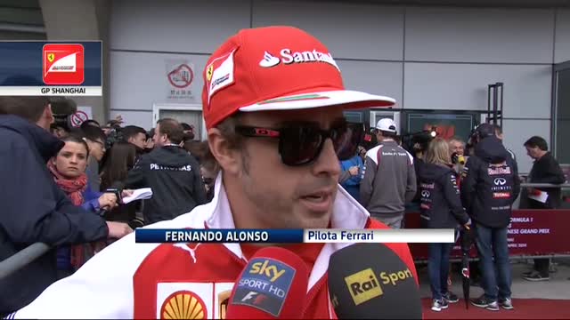 GP Cina, Alonso: "Domenicali, i pistoni mica li faceva lui"