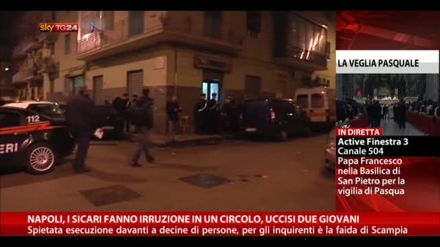 Napoli, sicari irrompono in un circolo: uccisi due giovani
