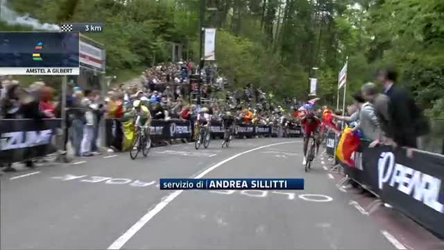 Amstel Gold Race, acuto di Gilbert. Gasparotto ottavo