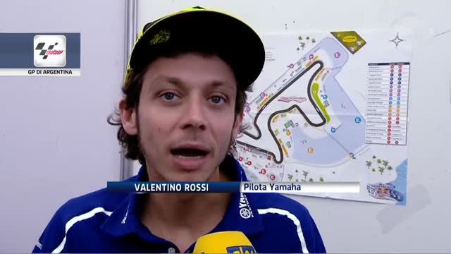 GP Argentina, Rossi: "La prima impressione è buona"