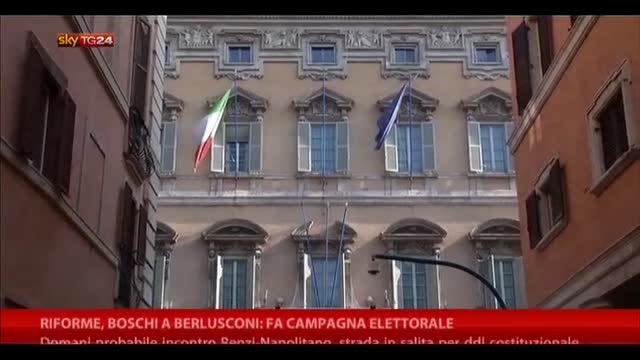 Riforme, Boschi a Berlusconi: fa campagna elettorale
