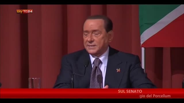 Berlusconi: pronti a sederci per discutere sul Senato