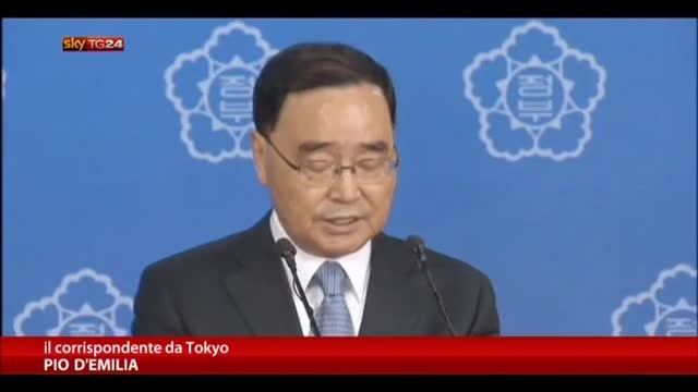 Corea del Sud, premier si dimette dopo naufragio traghetto