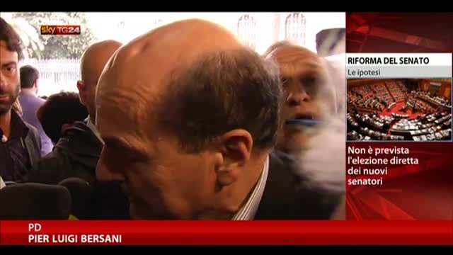 Riforma Senato, Bersani: "Chiti sa che soluzione va trovata"