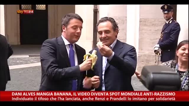 Renzi e Prandelli contro il razzismo