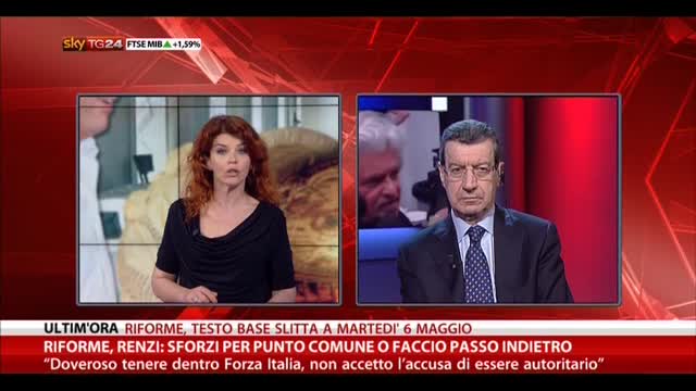Riforma Senato, Chiti: Renzi ha chiarito su competenze