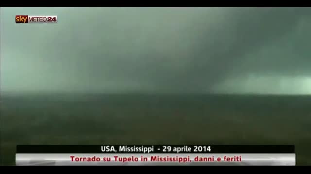 USA, tornado su Tupelo in Mississippi, danni e feriti
