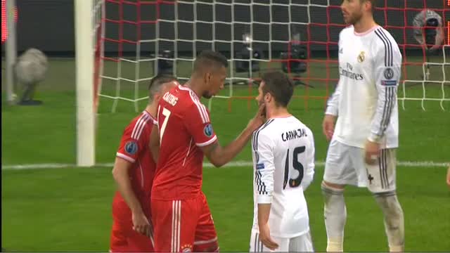 Bayern-Real, lo schiaffo di Ribéry a Carvajal