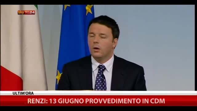 Renzi:"Su riforma P.A. confronto con dipendenti e sindacati"
