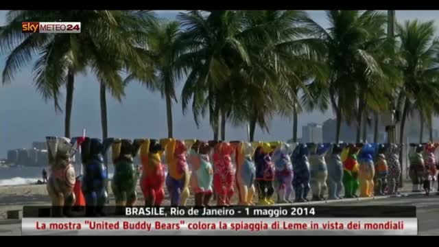 Brasile, la mostra United Buddy Bears in vista dei mondiali