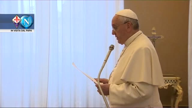 Fiorentina e Napoli in visita dal Papa