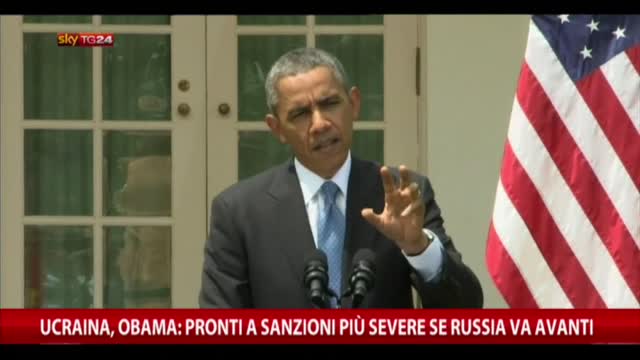 Obama: pronti a sanzioni più severe se Russia va avanti