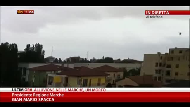Alluvione Marche, parla il presidente della Regione Spacca