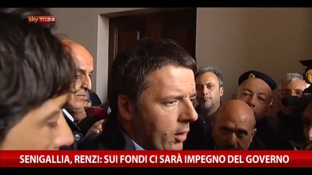 Senigallia, Renzi: sui fondi ci sarà l'impegno del Governo