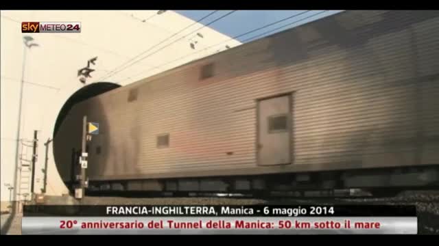 20° anniversario Tunnel della Manica: 50 km sotto il mare