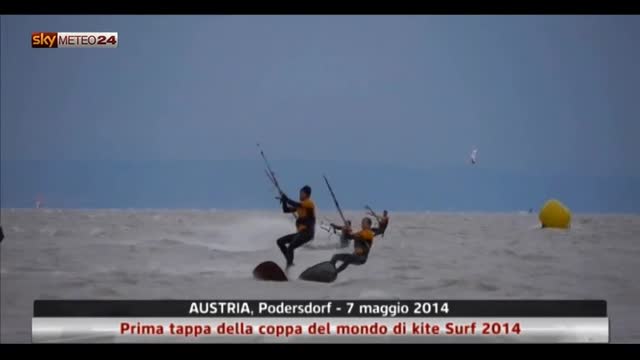 Austria, prima tappa della coppa del mondo di kite surf 2014