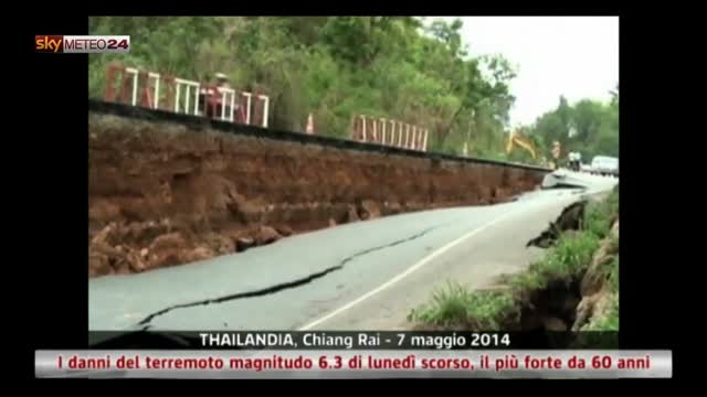 Thailandia, i danni del terremoto di magnitudo 6.3