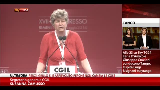 Rimini, Camusso rieletta Segretario Generale della CGIL