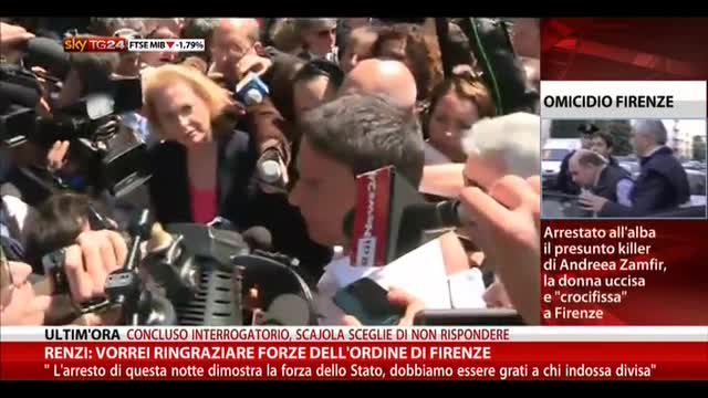 Renzi: vorrei ringraziare Forze dell'ordine di Firenze