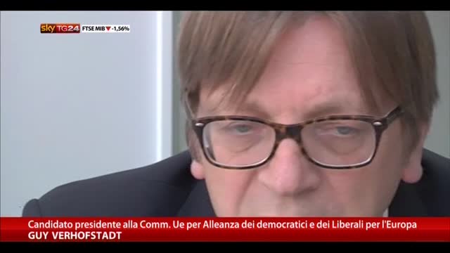 Verhofstadt: per garantire crescita serve Europa federale