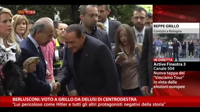 Berlusconi: voto a Grillo da delusi di centrodestra
