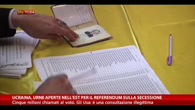 Ucraina, urne aperte nell'est per referendum su secessione