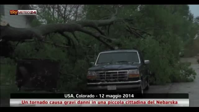 USA, tornado causa gravi danni in una cittadina del Nebraska