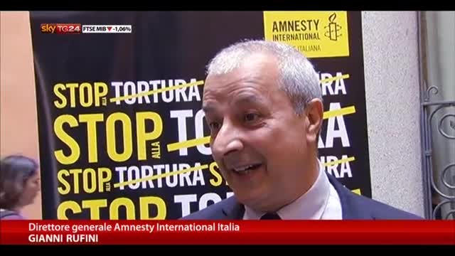 "Stop alla tortura", al via campagna Amnesty International