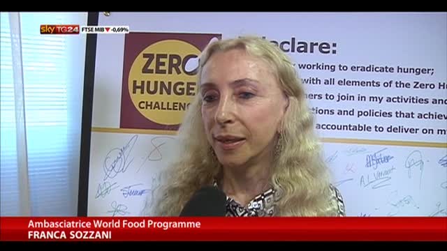 World Food Programme, Franca Sozzani nuova ambasciatrice