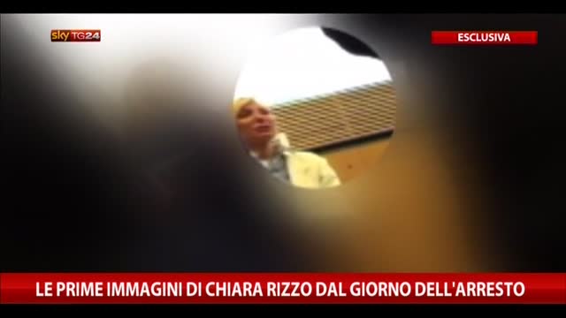 Le prime immagini di Chiara Rizzo dal giorno dell'arresto