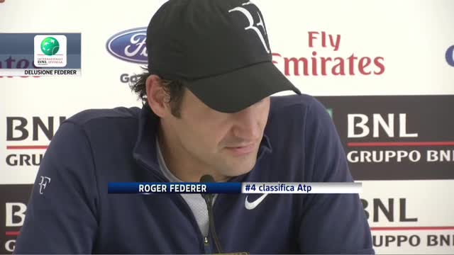 Atp Roma, Federer: "Sconfitta frustrante"
