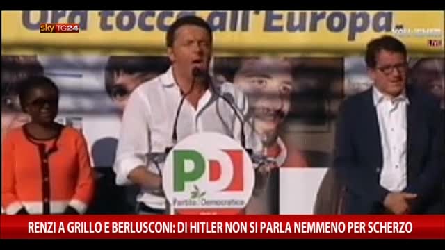 "Hitler", Renzi a Grillo e Berlusconi: "Neanche per scherzo"