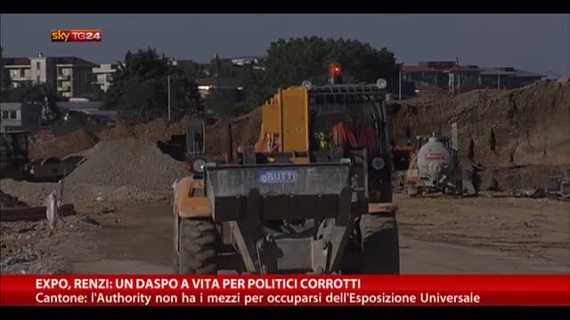 Expo, Renzi: "Un Daspo a vita per i politici corrotti"