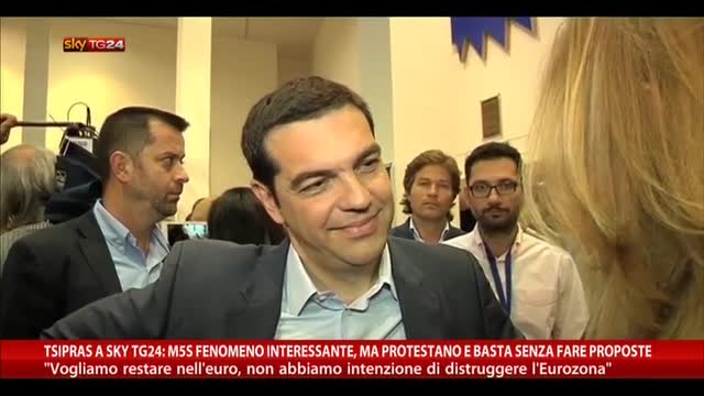 Tsiparas: "Non abbiamo intenzione di distruggere l'Eurozona"