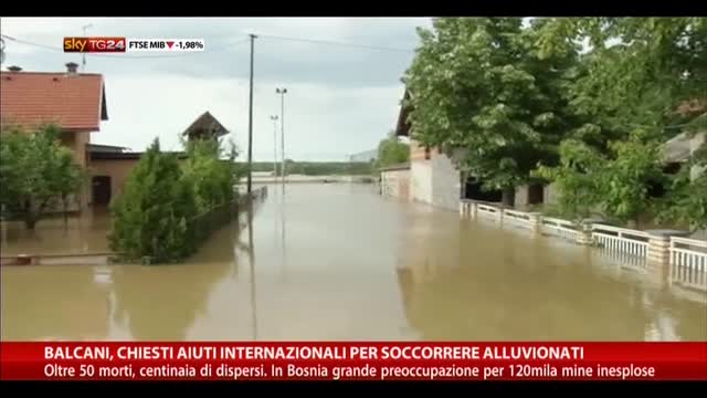 Balcani, chiesti aiuti per soccorere alluvionati
