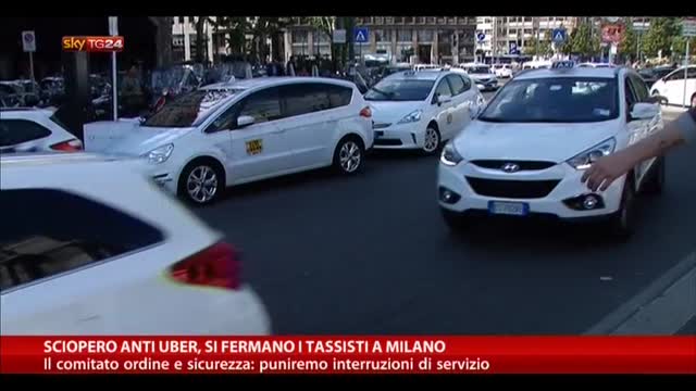 Sciopero anti Uber, si fermano i tassisti a Milano