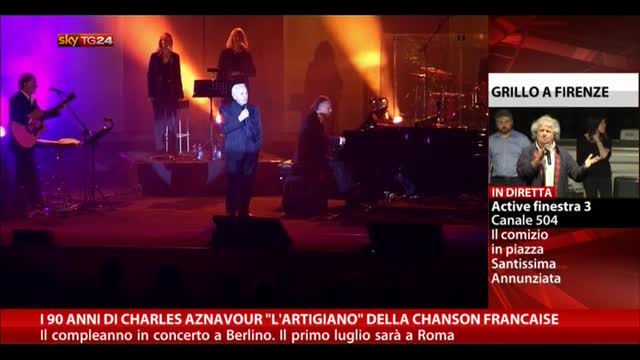 I 90 anni di Aznavour "l'artigiano" della chanson francaise