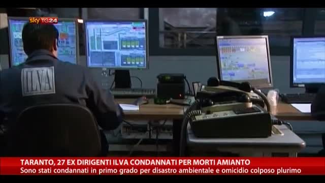 Taranto, 27 ex dirigenti Ilva condannati per morti amianto