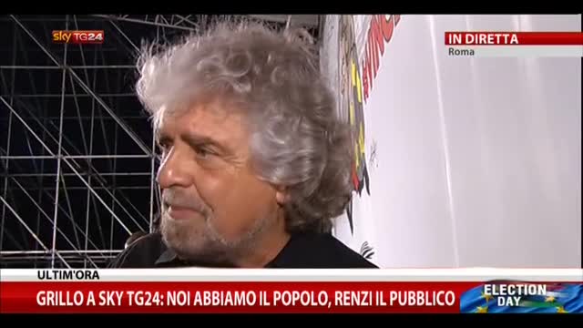 Grillo a Sky TG24: "Io uscirei dall'euro, Casaleggio no"