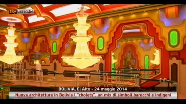 Bolivia, nuovi "cholets": mix di simboli barocchi e indigeni
