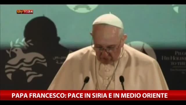 Papa Francesco: pace in Siria e in medio Oriente