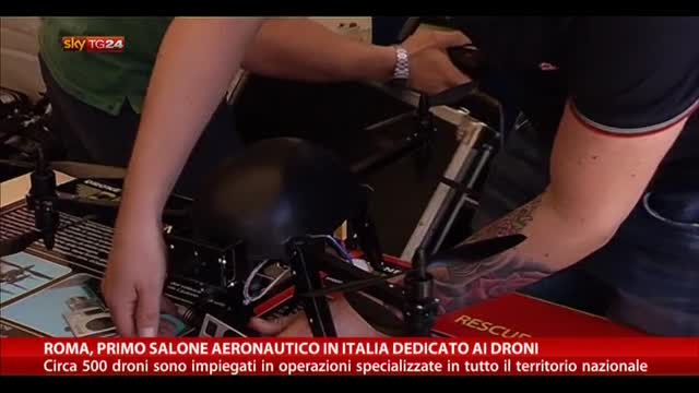 Roma, primo salone aeronautico in Italia dedicato ai droni
