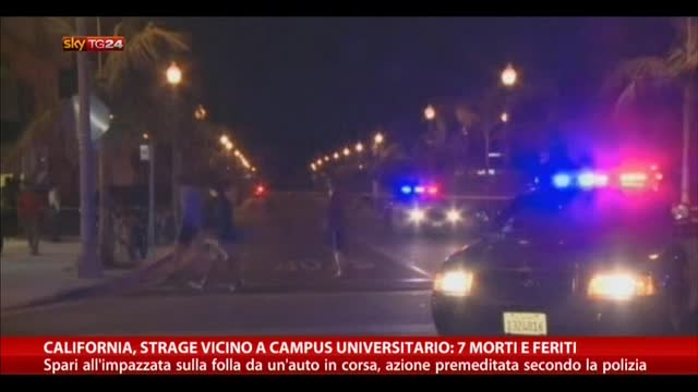 California, strage vicino a campus universitario: 7 morti