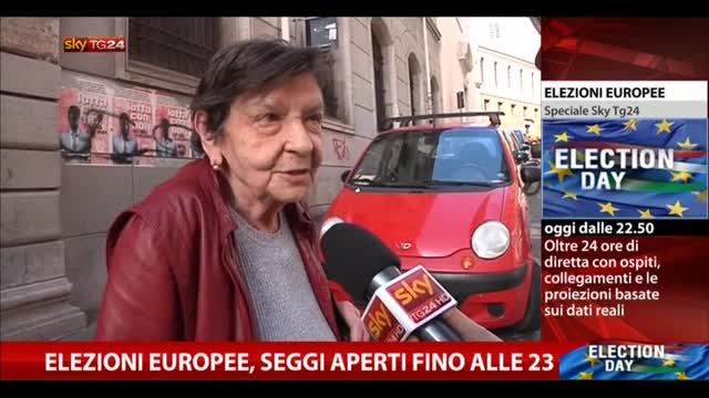Elezioni Europee, le parole dei primi votanti a Roma