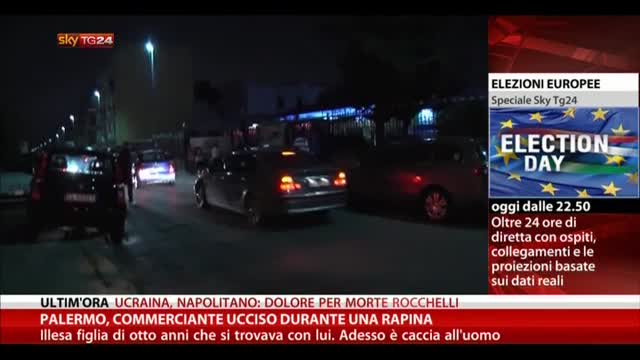 Palermo, commerciante ucciso durante una rapina