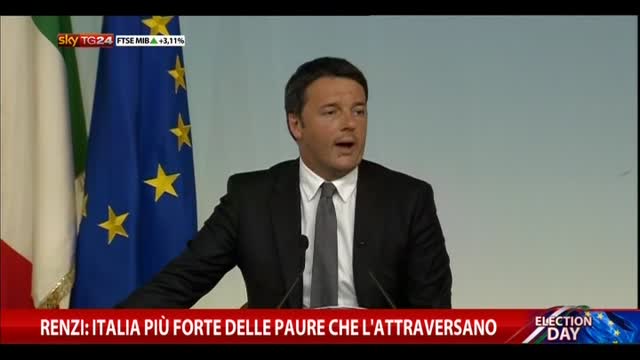 Renzi: Italia più forte delle paure che l'attraversano