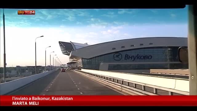 Le telecamere di Sky TG24 a Baikonur per lancio della Soyuz